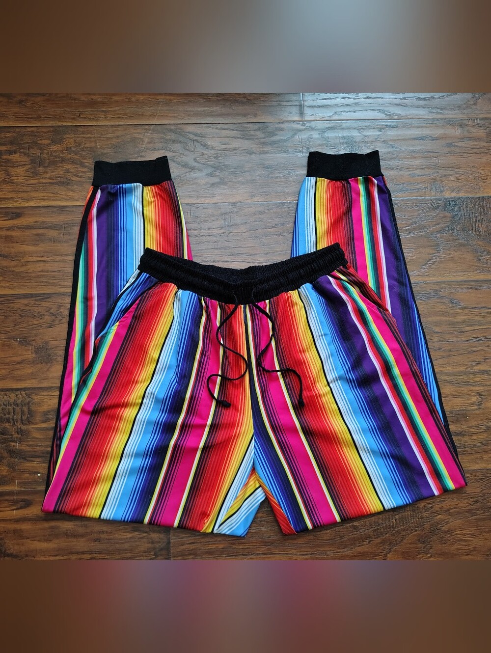 Jess Lea stretchy striped serape casual pants size XL